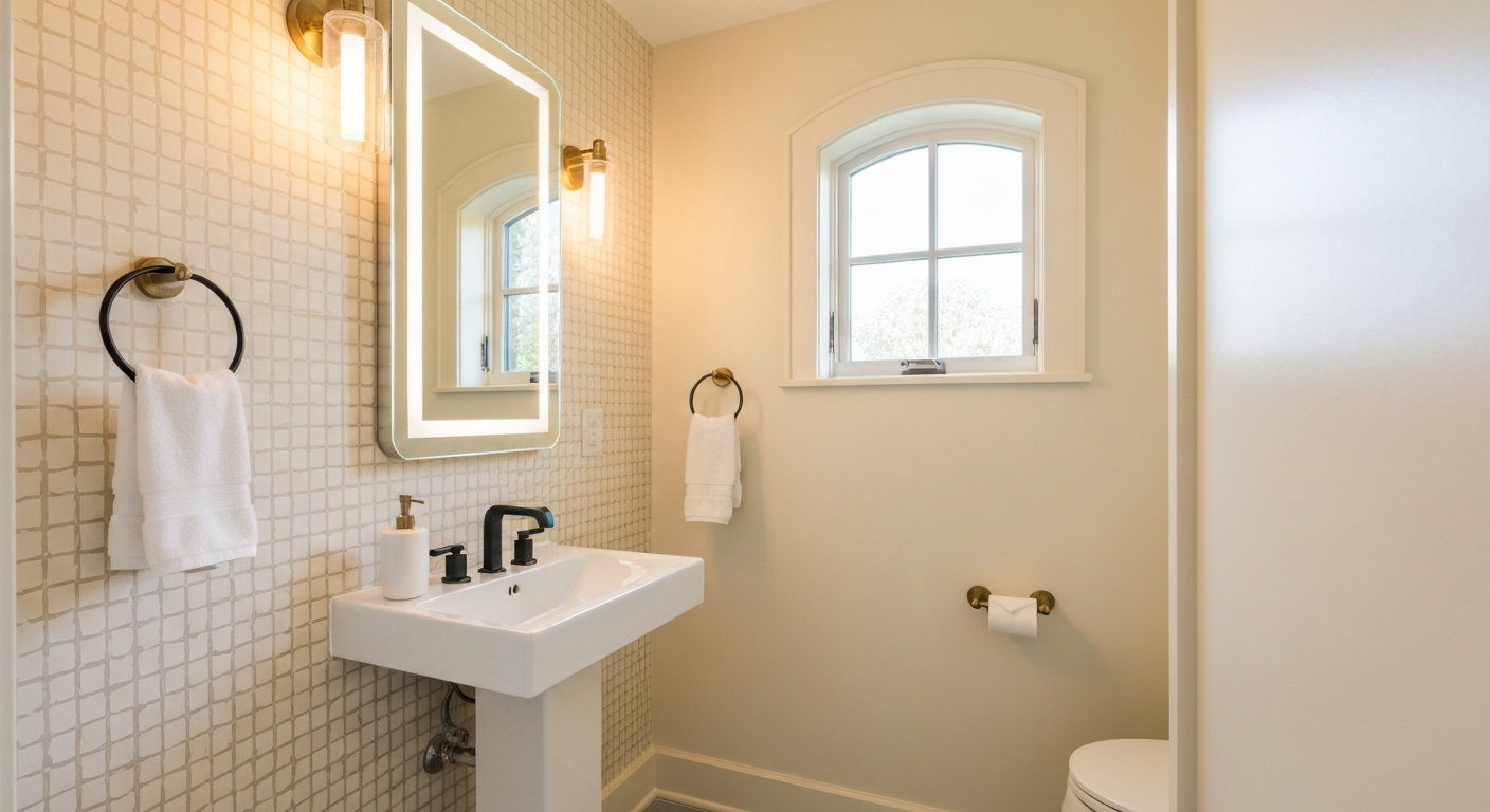 Small Powder Room Remodel